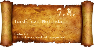 Turóczi Melinda névjegykártya